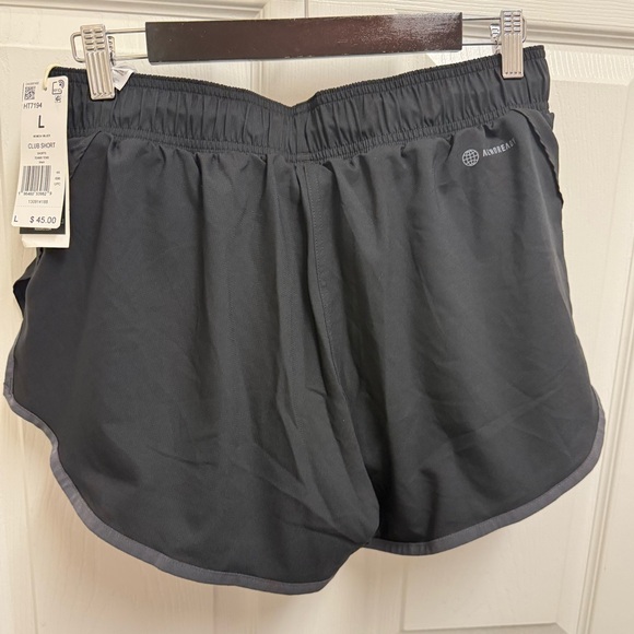 NWT Adidas Black Club Shorts - Picture 10 of 12